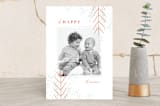 "gilded evergreen" - Retired Holiday Cards in Snow by Angela Marzuki - Front