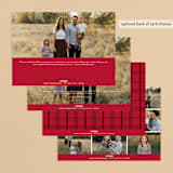 "Photo book" - Retired Holiday Cards in Holly Berry by Stacey Meacham - Back of Card