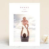 "Edition" - Retired Holiday Cards in Berry by Leah Bisch - Front