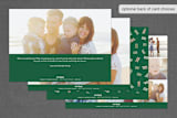 "multi merry" - Retired Holiday Cards in Evergreen by Jody Wody - Back of Card
