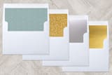 "Modern Angle Christmas" - Retired Holiday Cards in Evergreen by Heather Buchma - Envelope Liners