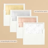 "Stardust" - Retired Holiday Cards in Snow by Anastasia Makarova - Envelope Liners