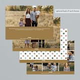 "Most Wonderful" - Retired Holiday Cards in Latte by Jennifer Wick - Back of Card