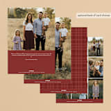 "So.Much.Joy." - Retired Holiday Cards in Cranberry by Lisa Assenmacher - Back of Card