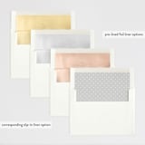 "Peace Joy Love" - Retired Holiday Cards in Snow by Sarah Curry - Envelope Liners