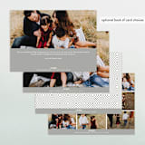 "Simple Stack" - Retired Holiday Cards in Snow by Jessica Williams - Back of Card