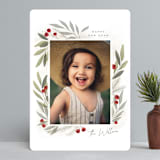 "Merry Botanical" - Retired Holiday Cards in Pearl by Cindy Reynolds - Front