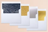 "Peace Dots" - Retired Holiday Cards in Navy by Kerry Doyle - Envelope Liners