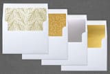 "Joyous Watercolor Frame" - Retired Holiday Cards in Celadon by fatfatin - Envelope Liners