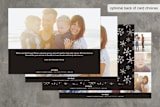 "Merry Little Chalkboard" - Retired Holiday Cards in Chalkboard by GeekInk Design - Back of Card
