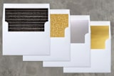 "Merry Little Chalkboard" - Retired Holiday Cards in Chalkboard by GeekInk Design - Envelope Liners