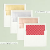"Mod Flor" - Retired Holiday Cards in Wildflower by Kristen Smith - Envelope Liners
