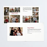 "Simple & Merry" - Retired Holiday Cards in Berry by Kiersten Garner - Interior Options