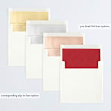 "Simple & Merry" - Retired Holiday Cards in Berry by Kiersten Garner - Envelope Liners