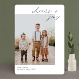 "Simply Merry & Bright" - Retired Holiday Cards in Midnight by seulghi - Front