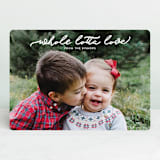 "Whole Lotta Love" - Retired Holiday Cards in Snow by Carol Fazio - Front