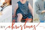 "Christmas Scripted" - Retired Holiday Cards in Mulled Wine by Annie Montgomery - Close-Up