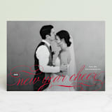 "Most Elegant" - Retired Holiday Cards in Ruby by Lauren Chism - Front