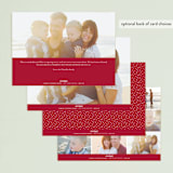 "Most Elegant" - Retired Holiday Cards in Ruby by Lauren Chism - Back of Card