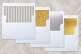 "Framed Joy" - Retired Holiday Cards in Snow by Amber Barkley - Envelope Liners