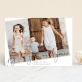 "You and Yours" - Retired Holiday Cards in Eggnog by Ella Weaver - Front