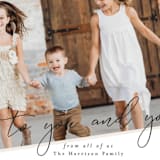 "You and Yours" - Retired Holiday Cards in Eggnog by Ella Weaver - Close-Up