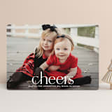 "Timeless Christmas" - Retired Holiday Cards in Snowfall by Melissa Egan of Pistols - Front