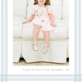 "Organic" - Retired Holiday Cards in Sky by Lauren Chism - Close-Up