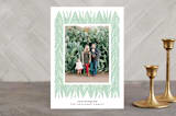 "Soft Woven Pine" - Retired Holiday Cards in Minted by Ashley Hegarty - Front