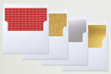 "Please Tell Santa" - Retired Holiday Cards in Cherry by Kimberly FitzSimons - Envelope Liners