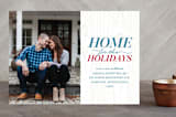 "Home for the Holidays" - Retired Holiday Cards in Mediterranean by Loree Mayer - Front