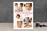 "Elegant Wishes" - Retired Holiday Cards in Pomogranate by Alston Foster - Front