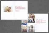 "Elegant Wishes" - Retired Holiday Cards in Pomogranate by Alston Foster - Interior Options