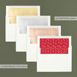 "Quilt" - Retired Holiday Cards in Poppy by Carrie ONeal - Envelope Liners