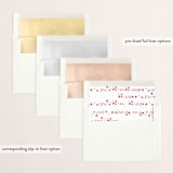 "Banner Happy" - Retired Holiday Cards in Candy Cane by Phrosné Barwood - Envelope Liners