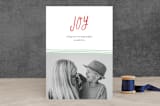 "sketched joy" - Retired Holiday Cards in Poppy by June Letters Studio - Front
