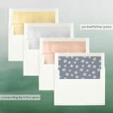 "Cold Nose, Warm Wishes" - Retired Holiday Cards in Slate Blue by Laura Condouris - Envelope Liners