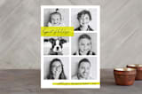 "Family Faces" - Retired Holiday Cards in Pear by Chelsey Scott - Front
