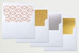 "Frosted Frames" - Retired Holiday Cards in Crimson by Laura Hankins - Envelope Liners