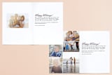 "New Christmas Home" - Retired Holiday Cards in Violet by Nam Bourassa - Interior Options
