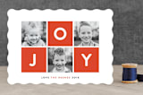 "Vibrant Joy" - Retired Holiday Cards in Candied Apple by Lisa Cersovsky - Front