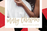"Snapshot Mosaic" - Retired Holiday Cards in Glam Gold by Kristen Magee - Close-Up