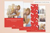 "Simple Joys, Squeaky Toys" - Retired Holiday Cards in Vermilion by Sandra Picco Design - Back of Card