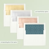 "Snowflake Fragments" - Retired Holiday Cards in Blackberry Pie by Ellis - Envelope Liners