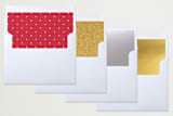 "happy stripes" - Retired Holiday Cards in Mixed Berry by Olivia Raufman - Envelope Liners