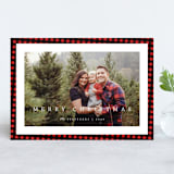 "Buffalo Holiday" - Retired Holiday Cards in Cherry by Danie Romrell - Front