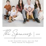 "Beautiful Season" - Retired Holiday Cards in Onyx by Olivia Raufman - Close-Up