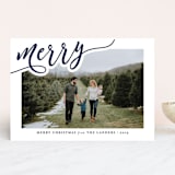 "Merry Swirling" - Retired Holiday Cards in Blueberry Pie by Chasity Smith - Front