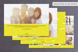 "Like You Mean It" - Retired Holiday Cards in Zest by The Carillos - Back of Card