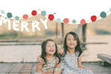 "Felted Garland" - Retired Holiday Cards in HollyJolly by Novel Paper - Close-Up
